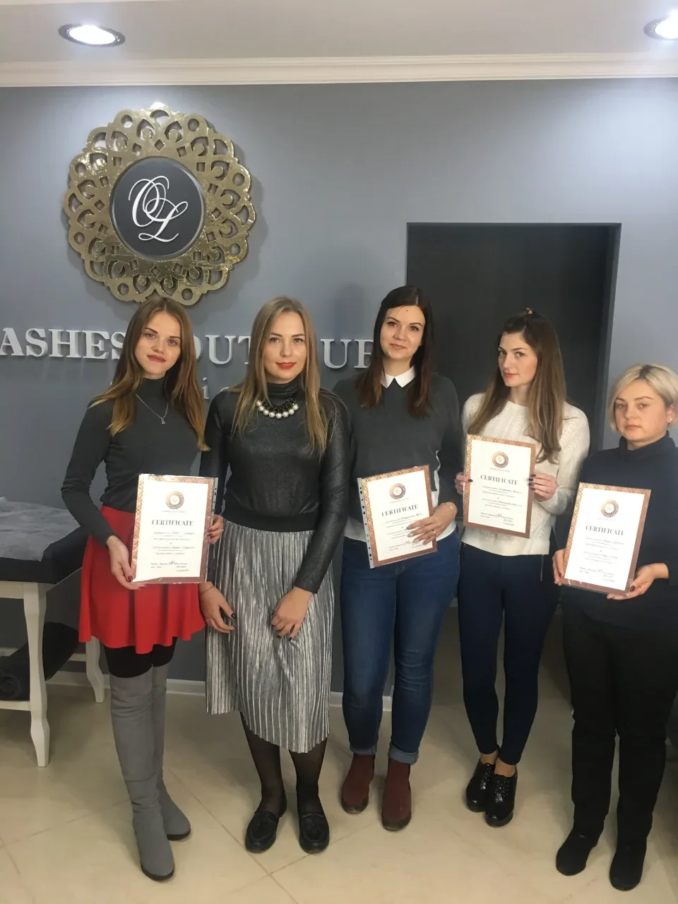 Випускниці навчання у Lashes Boutique Studio